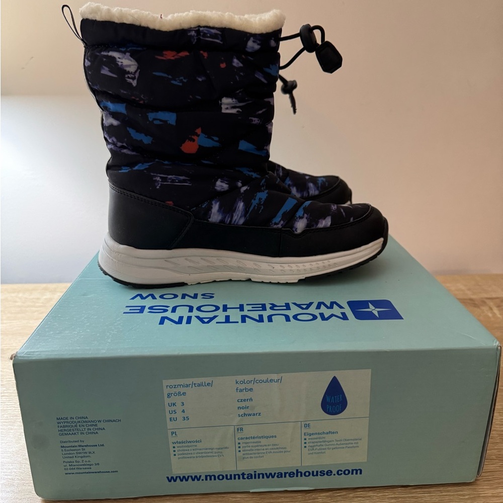 Kids Snow Winter Boots - Mountain Warehouse NIB Waterproof